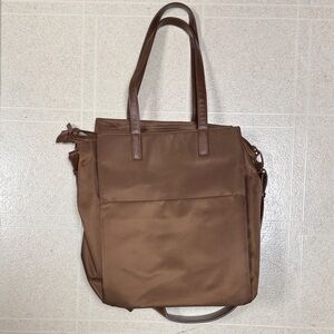 BEIS Tan Laptop Tote Bag